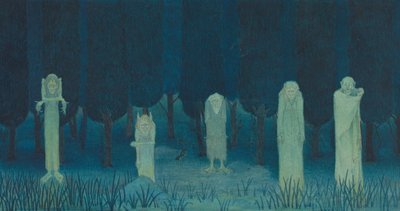 Vijf ghouls, 1911-24 door Herbert E. Crowley