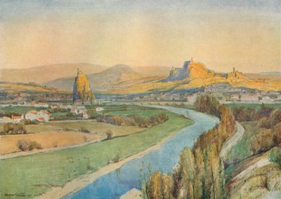 Le Puy, Frankrijk, 1922 door Herbert Edwin Pelham Hughes Stanton