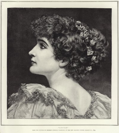 Lucille, door Herbert Schmalz door Herbert Gustave Schmalz