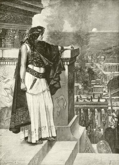 Zenobia gevangen door Herbert Gustave Schmalz