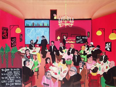 Cinema Stalia (Grieks restaurant) door Herbert Hofer