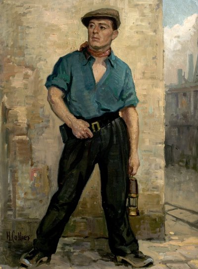 De mijnwerker door Herbert Hood Collier