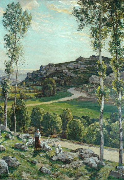 Een weg in de Provence, 1904 door Herbert Hughes Stanton