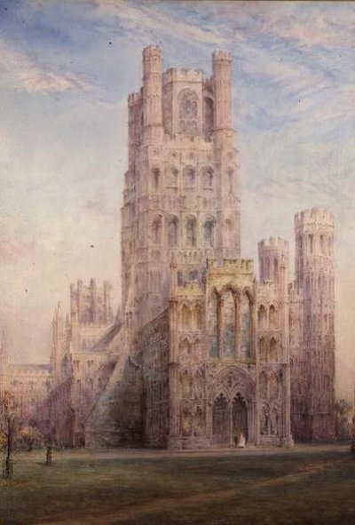 Kathedraal van Ely door Herbert John Finn