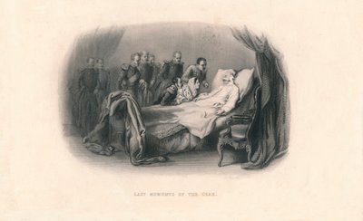 Laatste momenten van de tsaar, c1857 door Herbert Bourne