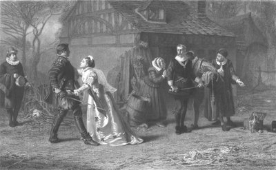 Het Onderbroken Duel, c1886 door Herbert Bourne