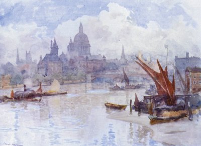 Blackfriars Reach door Herbert Menzies (after) Marshall