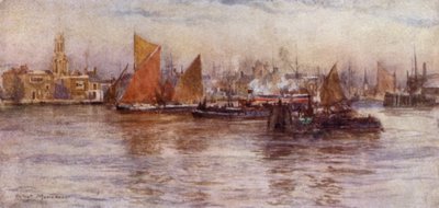 Limehouse Reach door Herbert Menzies (after) Marshall