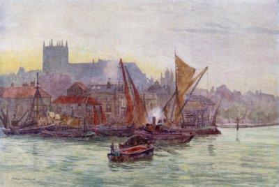 Millbank, Westminster door Herbert Menzies (after) Marshall