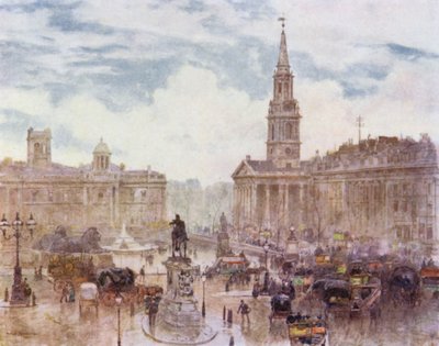 Trafalgar Square door Herbert Menzies (after) Marshall