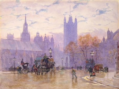 Ochtend op het Parlementplein, 1889 door Herbert Menzies Marshall