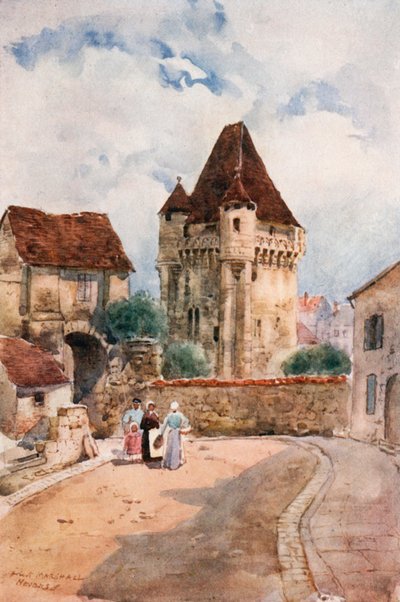 Porte du Croux, Nevers door Herbert Menzies Marshall