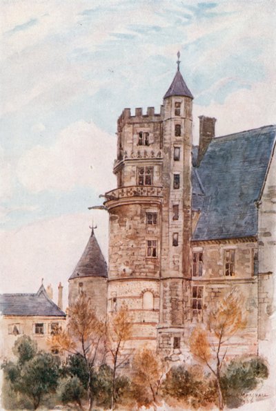 Het huis van Jacques Coeur, Bourges door Herbert Menzies Marshall