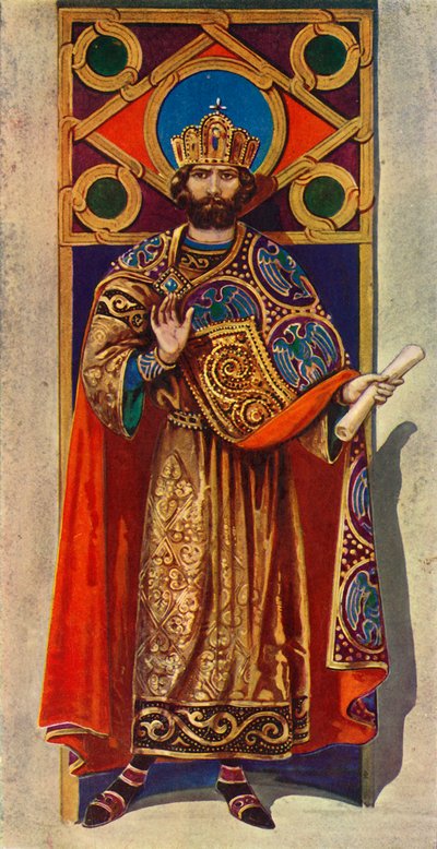 Een Byzantijnse Keizer van de Achtste en Negende Eeuw, A.D., 1924 door Herbert Norris