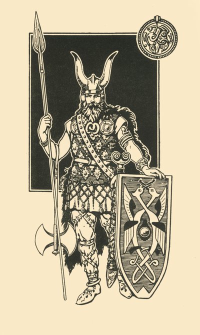 Een Scandinaviër van de Varangiaanse Garde, 1924 door Herbert Norris