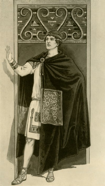 Een keizer van het oostelijke of westelijke rijk - vijfde eeuw v.Chr., 1924 door Herbert Norris