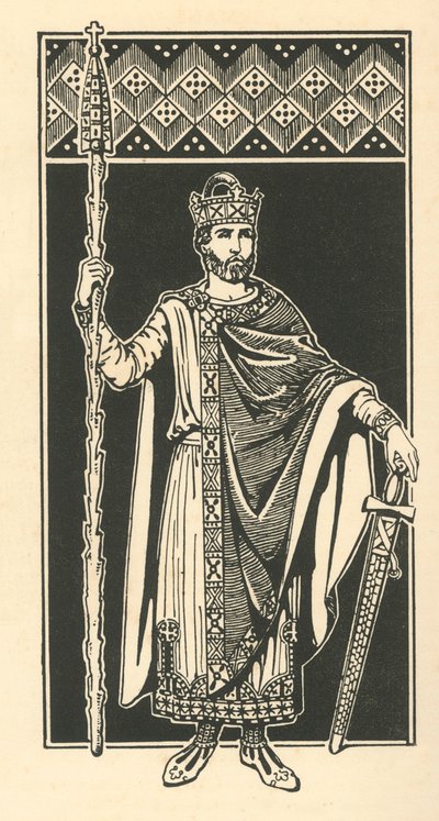 De Keizer Hendrik II, De Heilige 1002-1024, 1924 door Herbert Norris