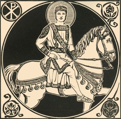 De keizer Justinianus, 1924 door Herbert Norris