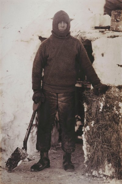 Kapitein L.E.G. Oates bij de Staldeur door Herbert Ponting