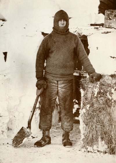 Kapitein L. E. G. Oates bij de Staldeur, 30 augustus 1911, 1913 door Herbert Ponting