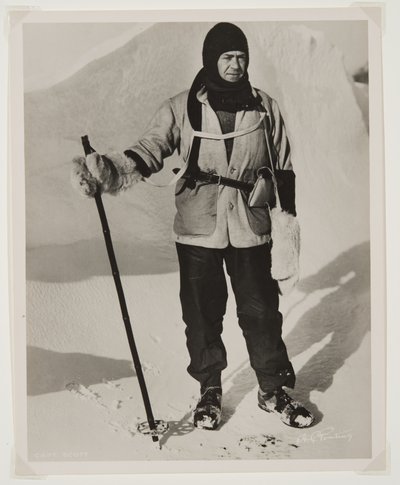 Kapitein Scott (1868-1912) tijdens de Terra Nova-expeditie (1910-13) naar de Zuidpool door Herbert Ponting