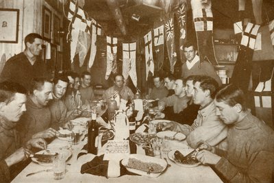 Laatste verjaardagsdiner van kapitein Scott, 6 juni 1911, 1913 door Herbert Ponting