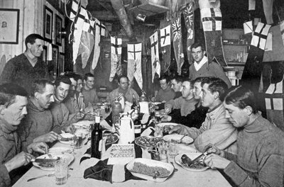 Laatste verjaardagsdiner van kapitein Scott 6 juni 1911, uit 