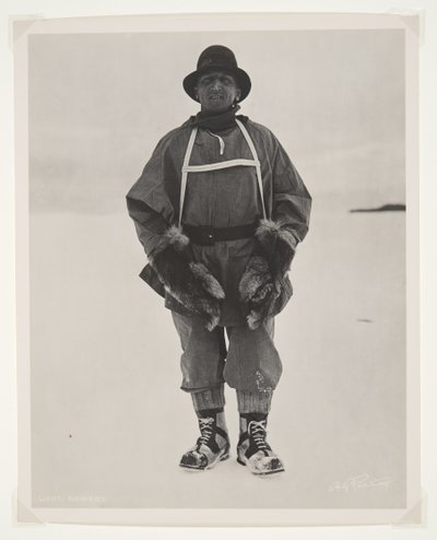 Luitenant Bowers tijdens de Terra Nova-expeditie (1910-13) naar de Zuidpool door Herbert Ponting