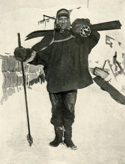 Onderofficier Crean die de Albert Medaille ontving, 1911, 1913 door Herbert Ponting