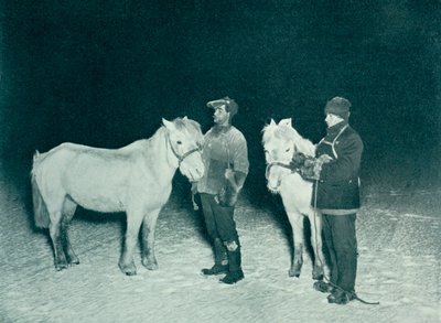 Onderofficieren Crean en Evans Oefenen Hun Pony