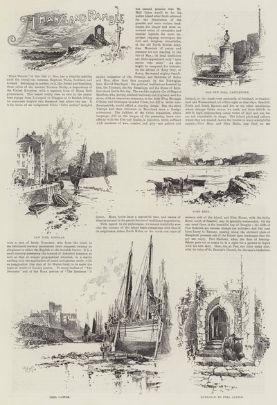Een Manx Landwandeling door Herbert Railton