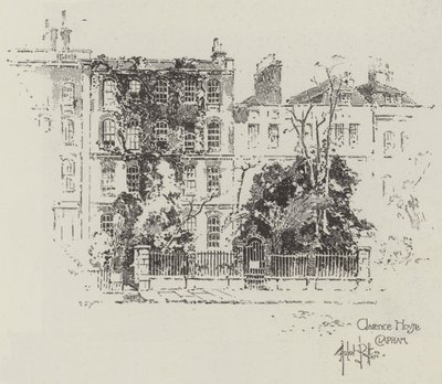 Clarence House in Clapham door Herbert Railton