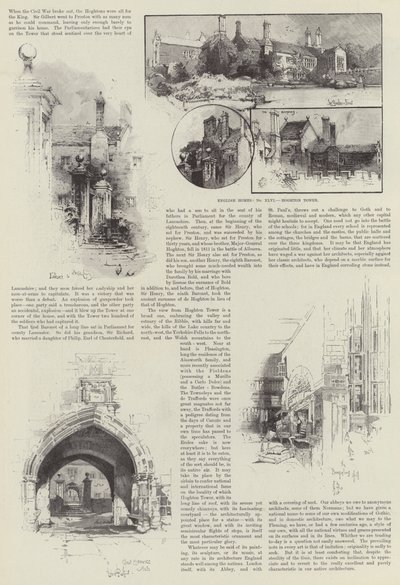 Hoghton Tower door Herbert Railton