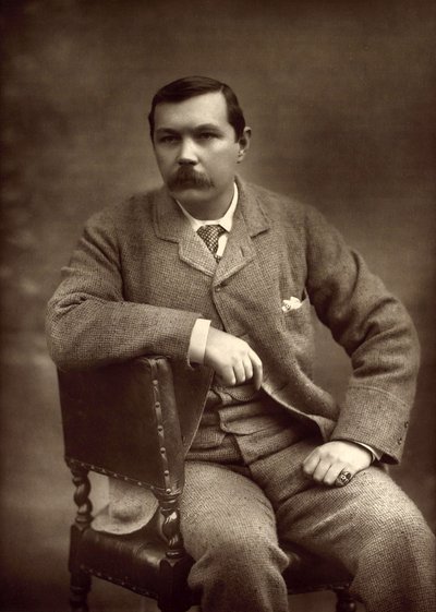 Portret van Sir Arthur Conan Doyle, 1893 door Herbert Rose Barraud