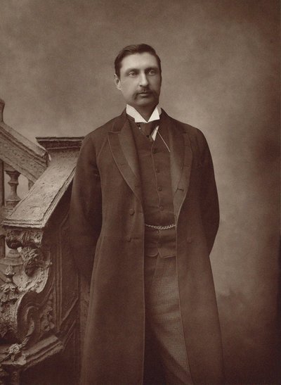 Portret van de schrijver Sir Henry Rider Haggard door Herbert Rose Barraud