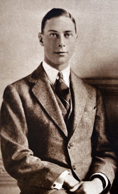 De recent verloofde Prins Albert en Lady Elizabeth Bowes-Lyon door Herbert Vandyk