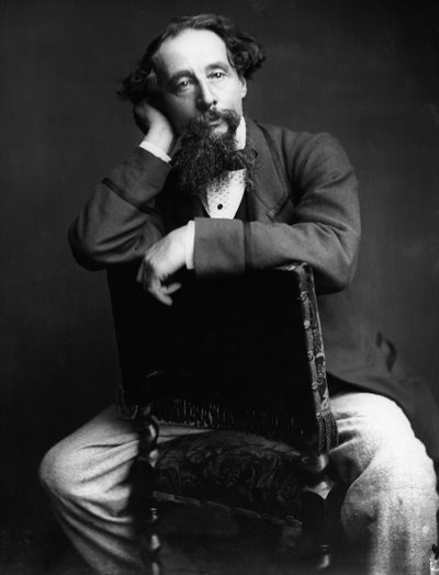 Portret van Charles Dickens door Herbert Watkins
