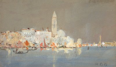 Venetiaans Capriccio met een Campanile door Hercules Brabazon Brabazon