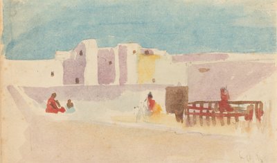 Muren van een Noord-Afrikaanse Stad door Hercules Brabazon Brabazon