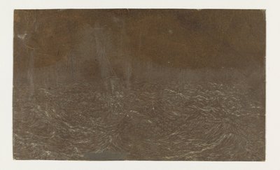 Schip in ruwe wateren door Hercules Segers