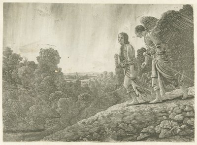 Tobias en de Engel door Hercules Segers