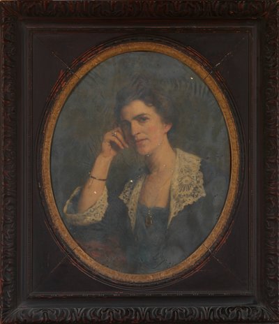 Mevrouw Emily Dorothy Ammann, de nicht van de kunstenaar door Herman Hartwich