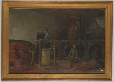 De campechehoutmalerij 