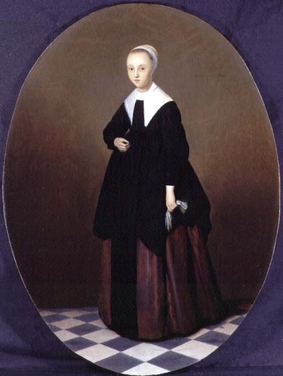 Portret van een jong meisje door Herman Mijnerts Doncker