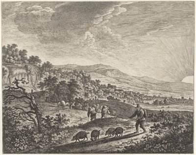 Varkenshoeder door Herman Saftleven