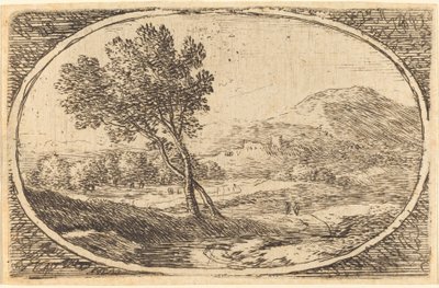 Een Landschap met een Grote Boom door Herman van Swanevelt