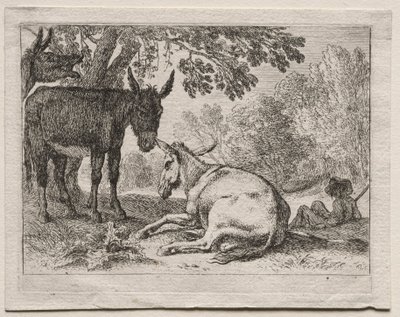 Ezels door Herman van Swanevelt