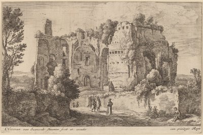 Landschap met de kardinaal door Herman van Swanevelt