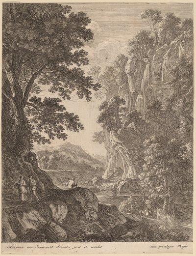 De Grote Waterval door Herman van Swanevelt
