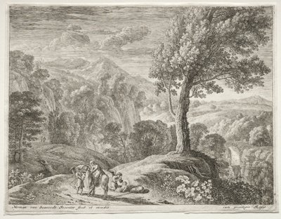 De Grote Boom en de Waterval door Herman van Swanevelt